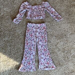 Dream Big Little X Hey Madi Nelson Smocked Halloween Flare Set.